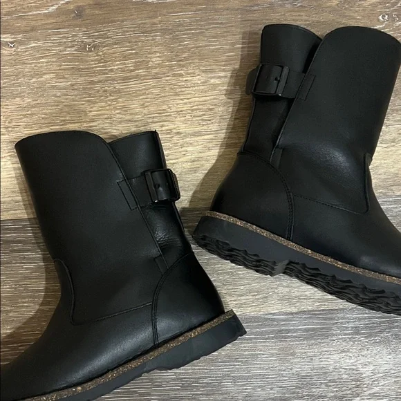 Birkenstock Black Leather Boots - Picture 13 of 16